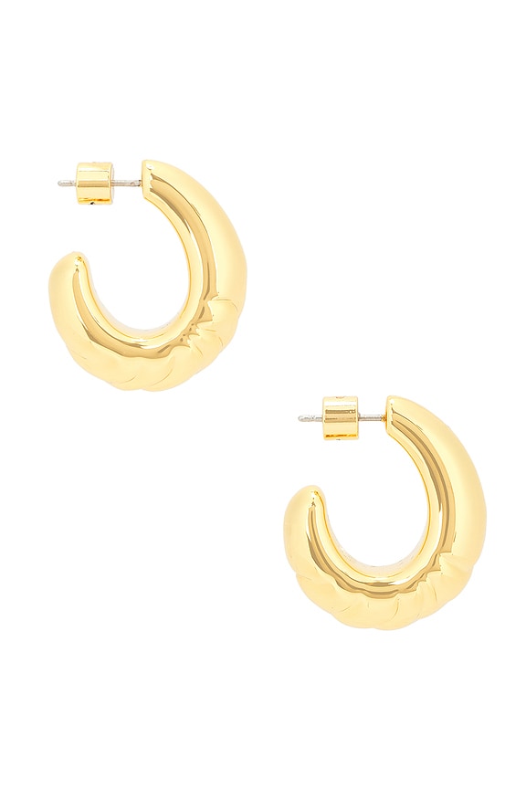view 2 of 3 PENDIENTES NELLE in Gold