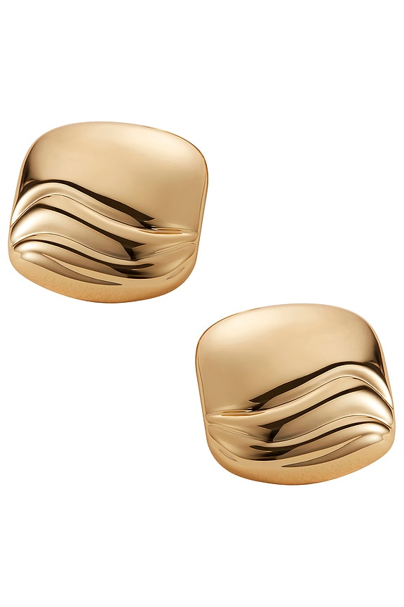 view 1 of 4 PENDIENTES RUE in Gold