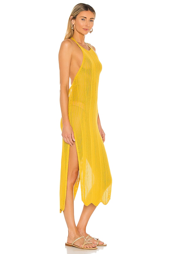 view 2 of 3 MOANA ミディ丈ドレス in Pineapple