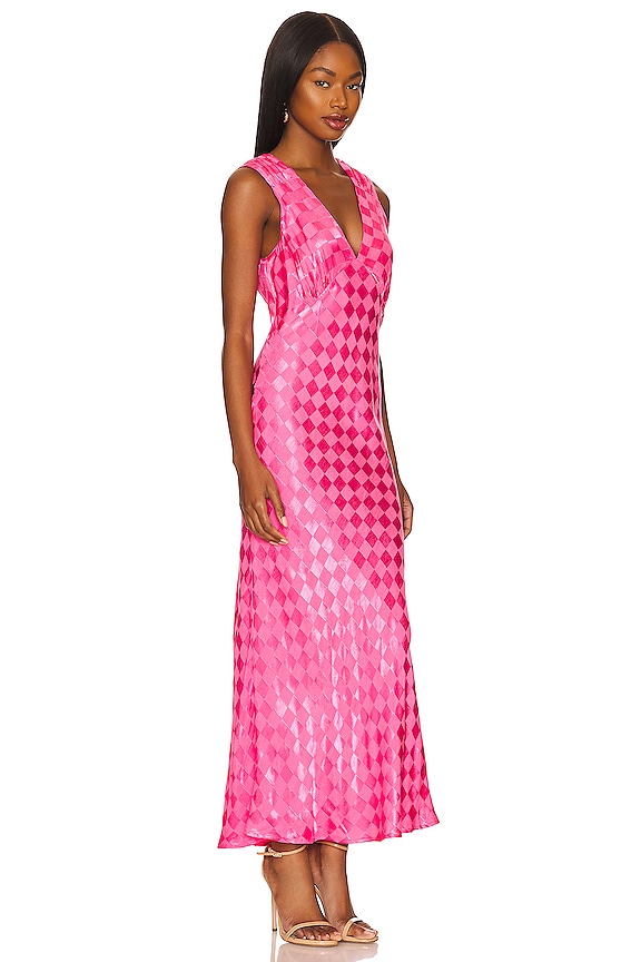 view 2 of 3 МАКСИ ПЛАТЬЕ WAVECREST in Hot Pink