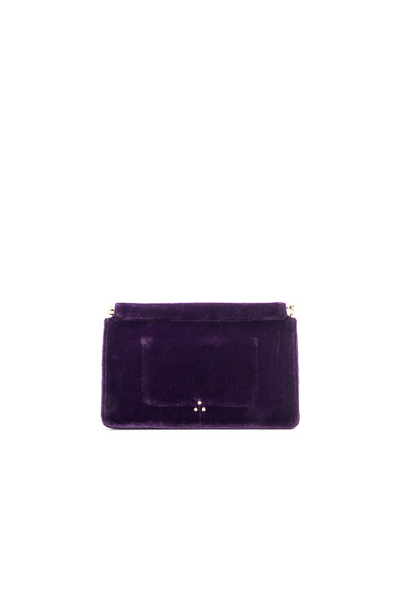 view 2 of 5 Clic Clac L Clutch in Velours Violet