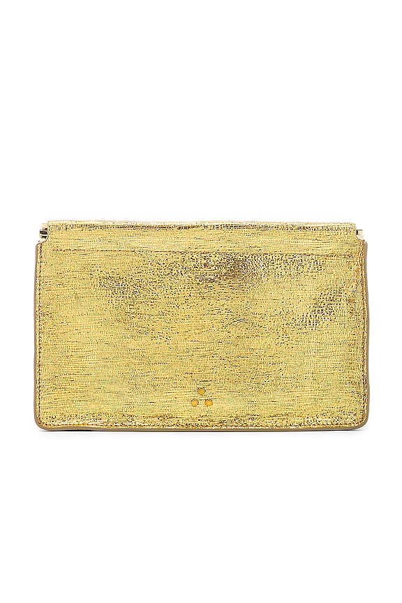 view 1 of 5 POCHETTE POPOCHE CLIC CLAC LARGE in Dore