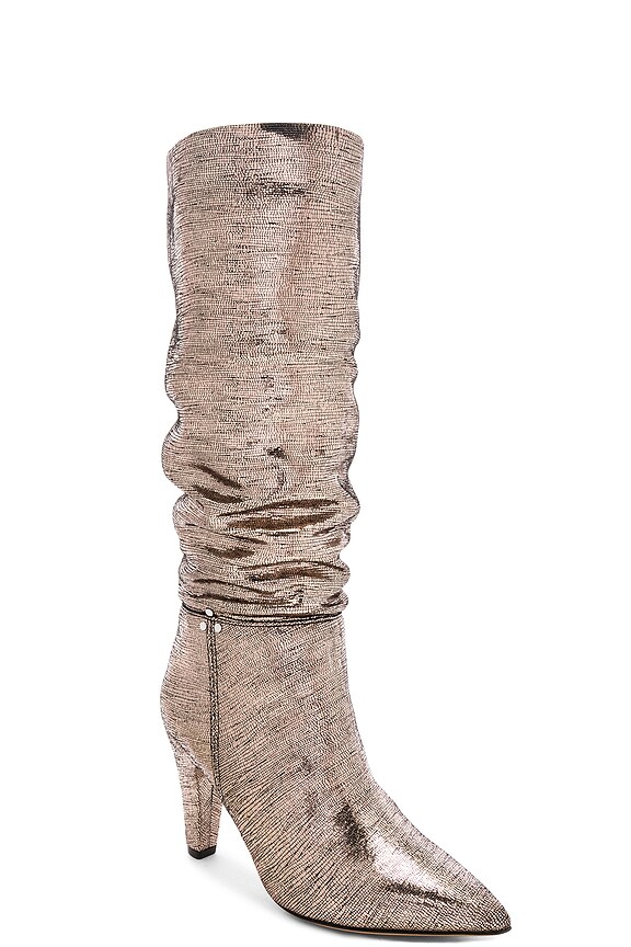 view 2 of 5 BOTTINES SANDIE 95 in Lame Champagne