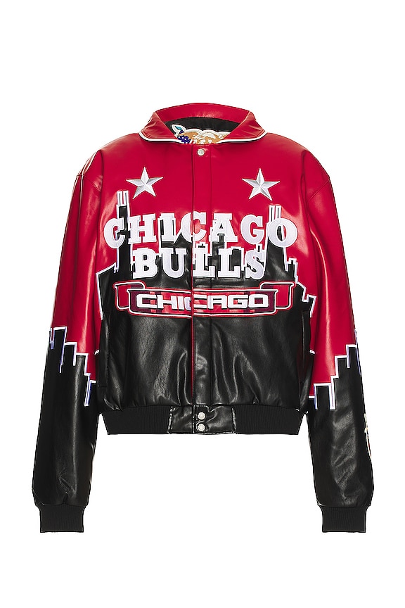 view 1 of 5 CHAQUETA SKYLINE CHICAGO BULLS in Red