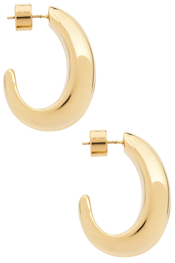 view 2 of 3 Chavez Huggies in Yellow Gold