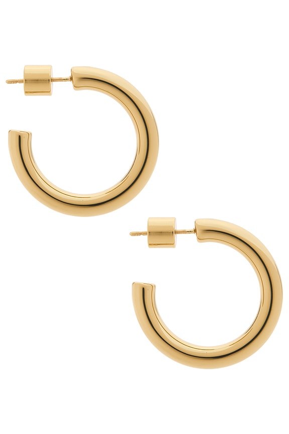 view 2 of 3 Lilly Huggies in Yellow Gold