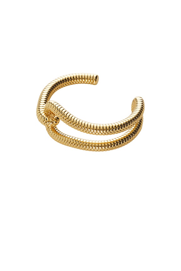 view 1 of 3 Rope Knot Cuff in Gold