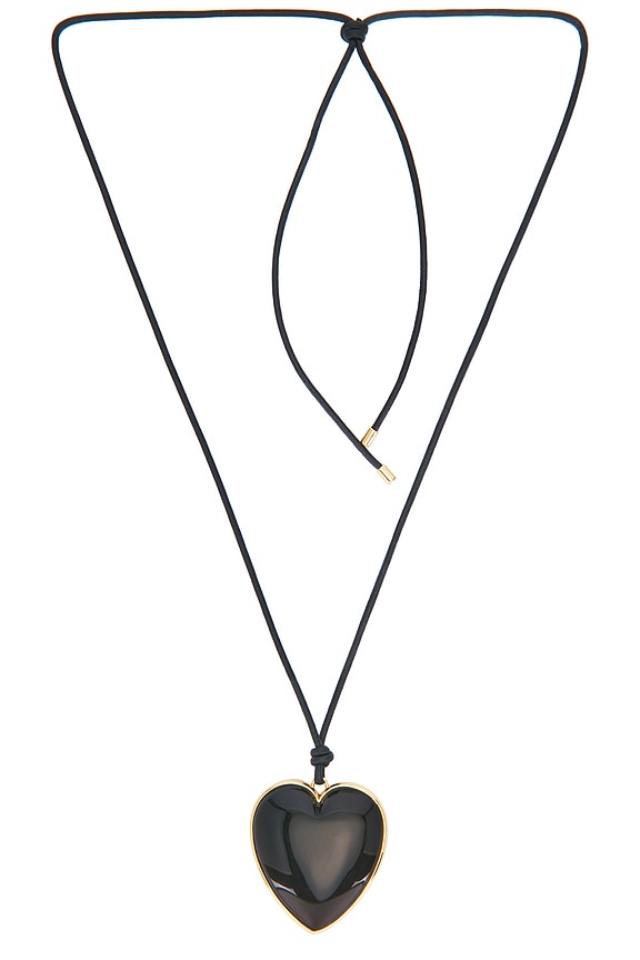 view 1 of 4 COLLAR LARGO CON COLGANTE HEART PENDANT in Smokey Quartz