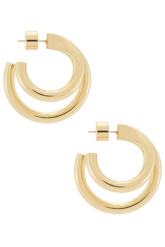 view 2 of 3 BOUCLES D'OREILLES LILLY  in Gold