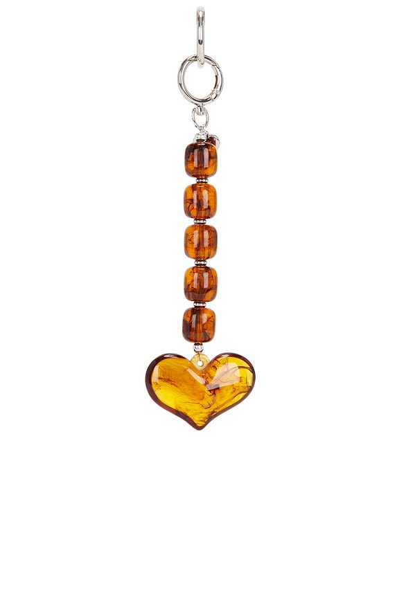 view 2 of 4 HEART バッグチャーム in Tortoise