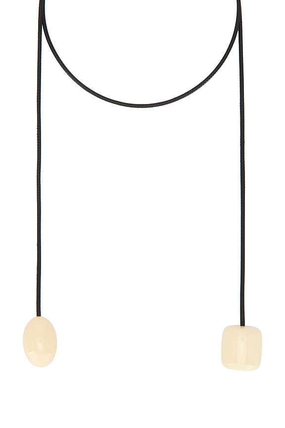 view 2 of 4 COLLIER RAS-DE-COU JAMIE in Black & White