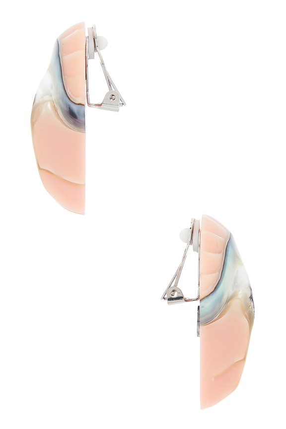 view 2 of 2 x REVOLVE Nautilus Earrings in White & Pink
