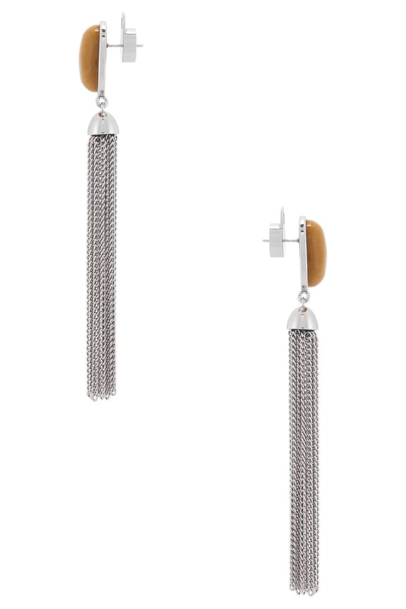 view 2 of 2 Vega Earrings in Silver & Yellow