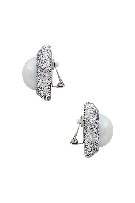 view 2 of 2 PENDIENTES AYA in Glitter & Pearl
