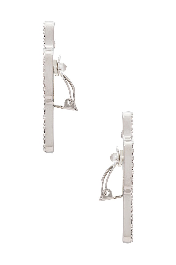 view 2 of 2 PENDIENTES CROSSROADS in Silver