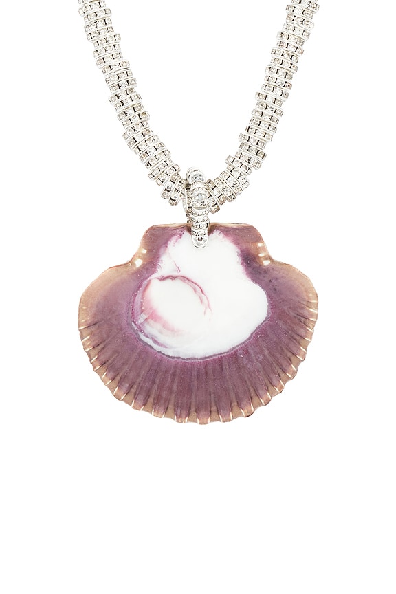 view 2 of 2 Islander Necklace in Shell & Silver