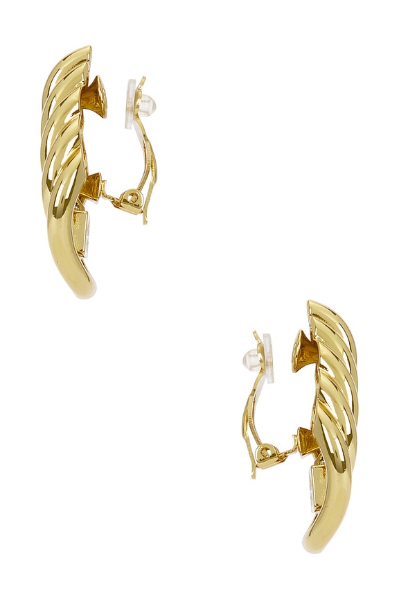 view 2 of 2 JC1 스터드 귀걸이 in Gold