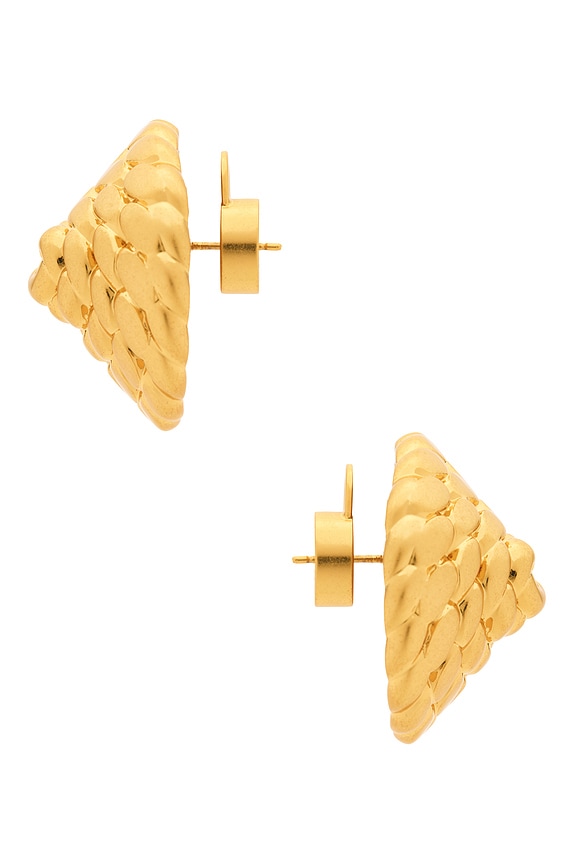 view 2 of 2 Spiral Earrings in Gold