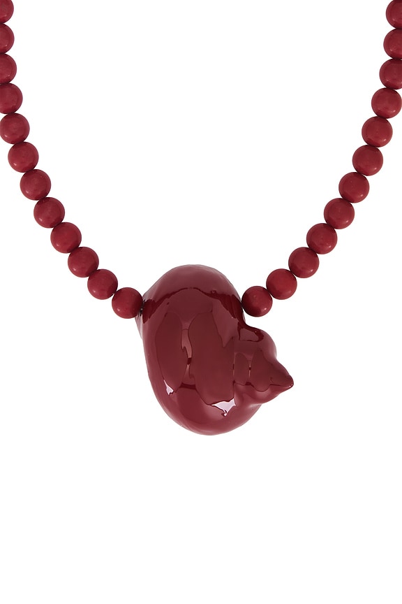 view 2 of 3 Mykonos Necklace in Red