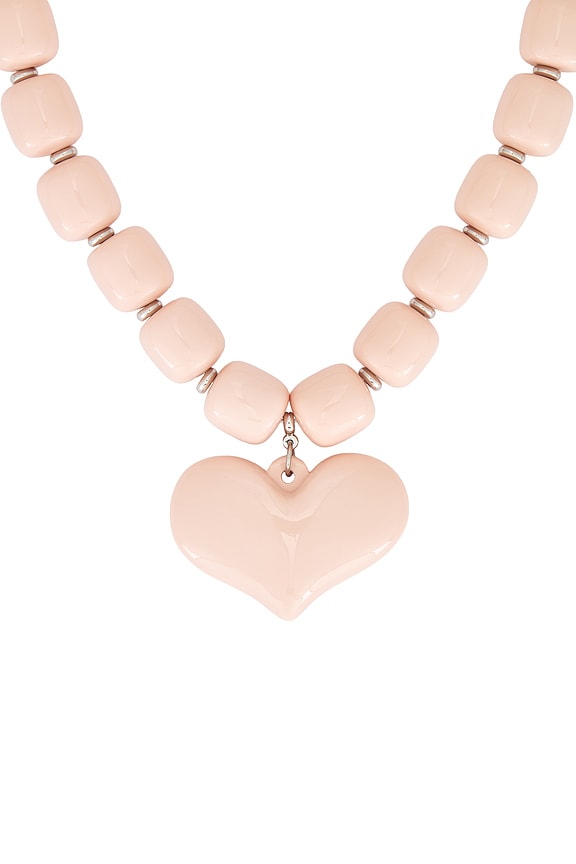 view 2 of 2 Amore Necklace in Pink