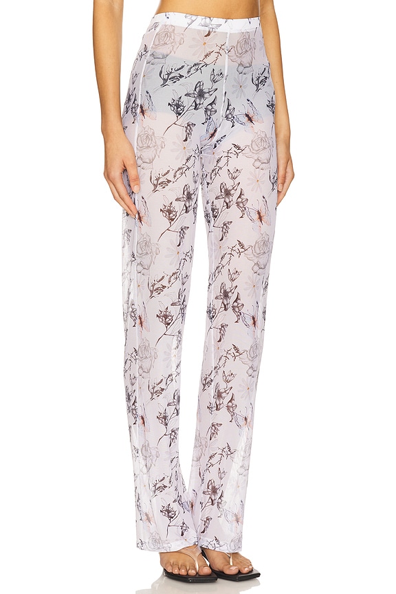 view 2 of 6 Mesh Pant in White