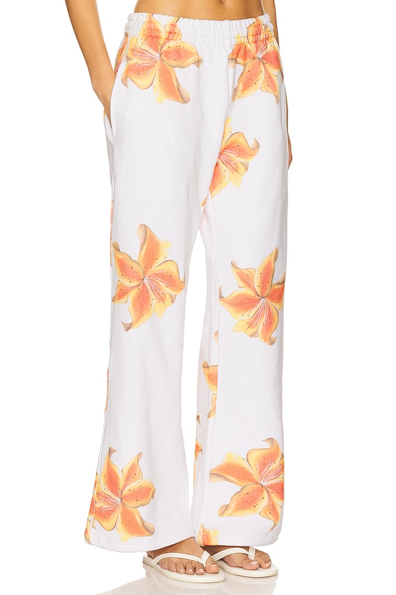 view 2 of 6 Straight Leg Sweatpant in White