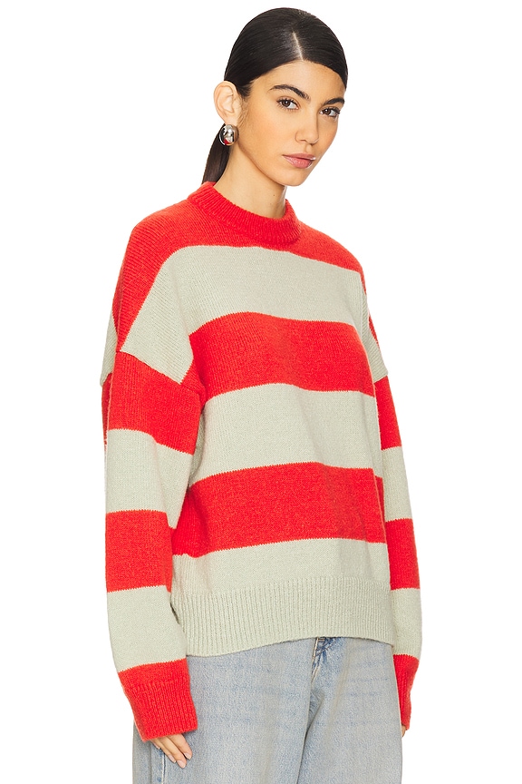 view 2 of 4 Heidi Jumper in Apple & Red Stripe
