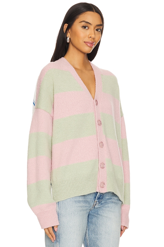 view 2 of 4 Ronnie Cardigan in Stripe Contrast