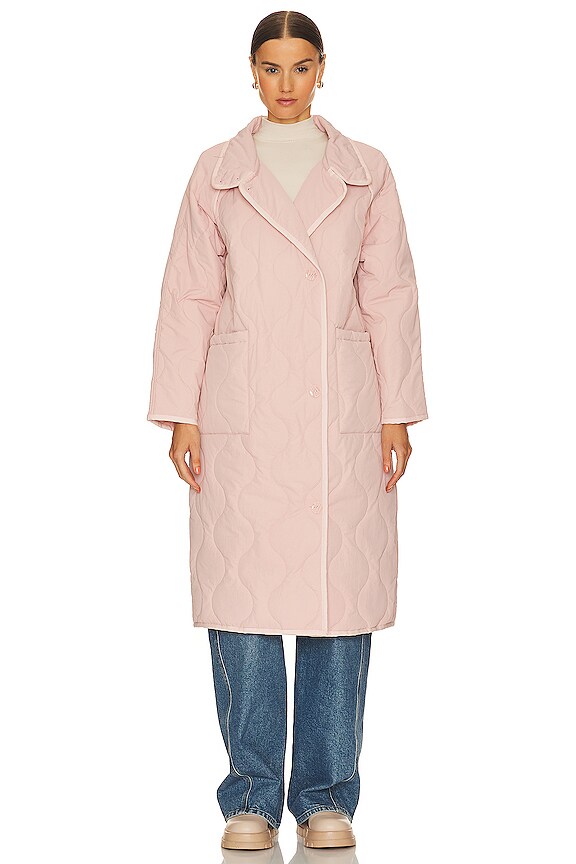 view 2 of 4 MANTEAU MATELASSÉ COURTNEY in Soft Pink