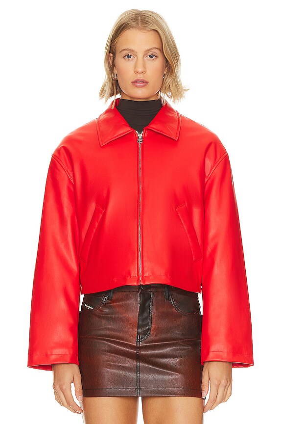 view 2 of 5 КОРОТКАЯ КУРТКА NAOMI in Red