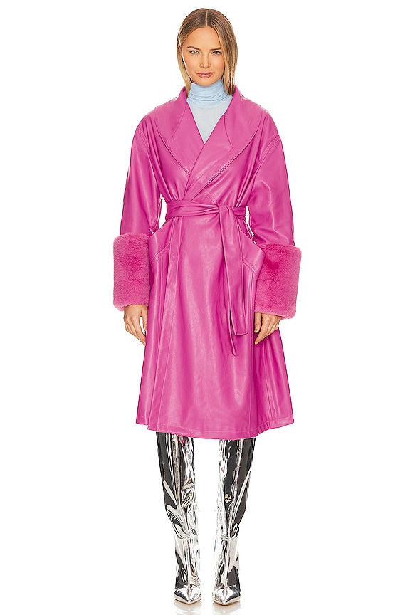 view 2 of 4 Bailey Coat in Bubblegum Pink