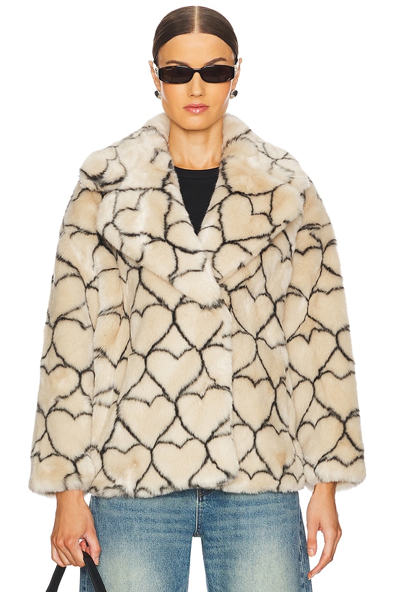view 2 of 5 Rita Coat in Hearts