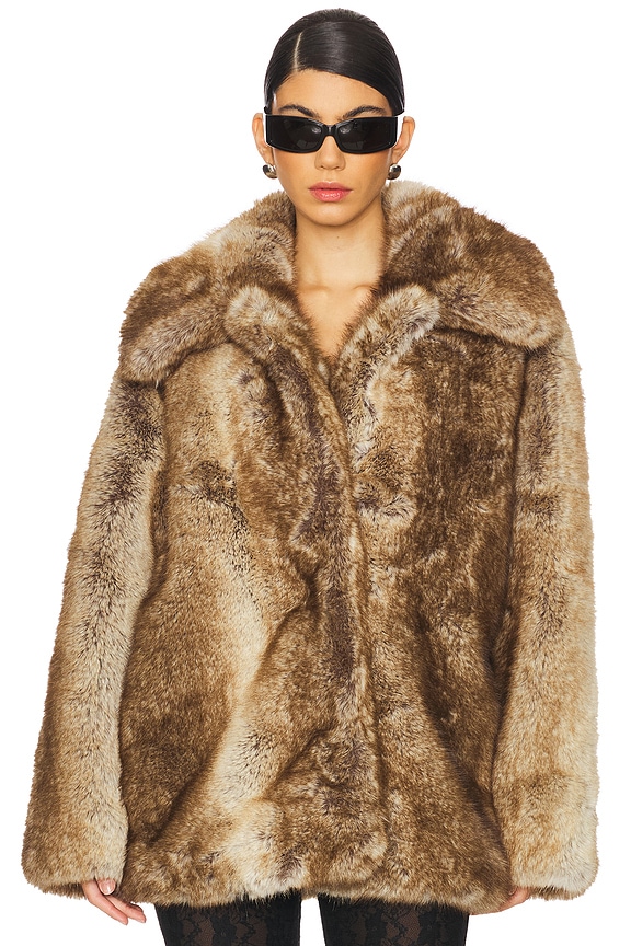 view 2 of 5 ПАЛЬТО ROSEMARY in Brown Fox