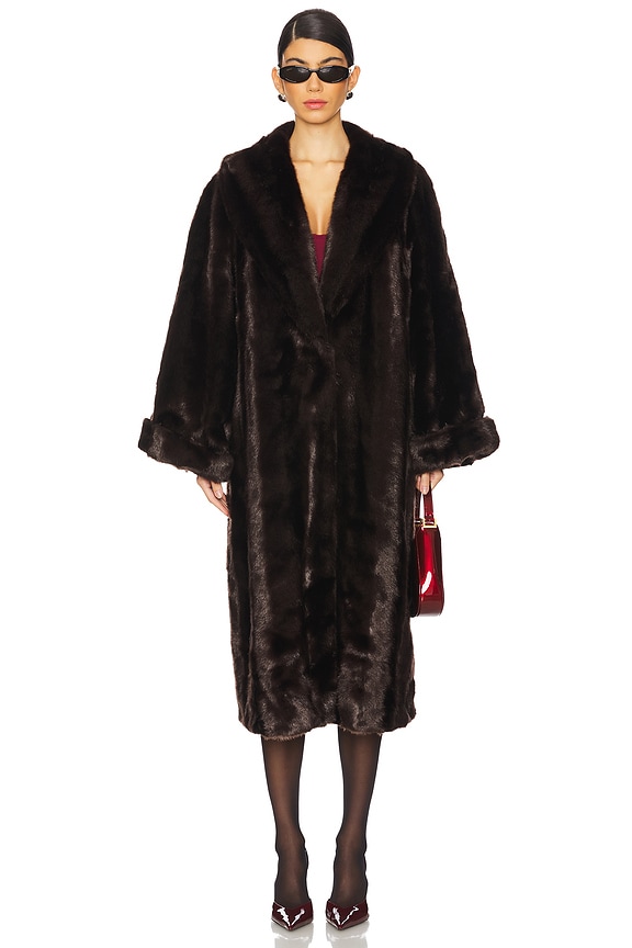 view 2 of 4 Castello Coat in Chocolate