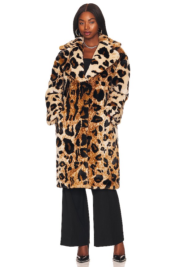view 2 of 4 MANTEAU KATIE in Leopard