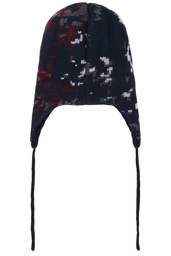 view 2 of 3 Static Tie Up Beanie in Black