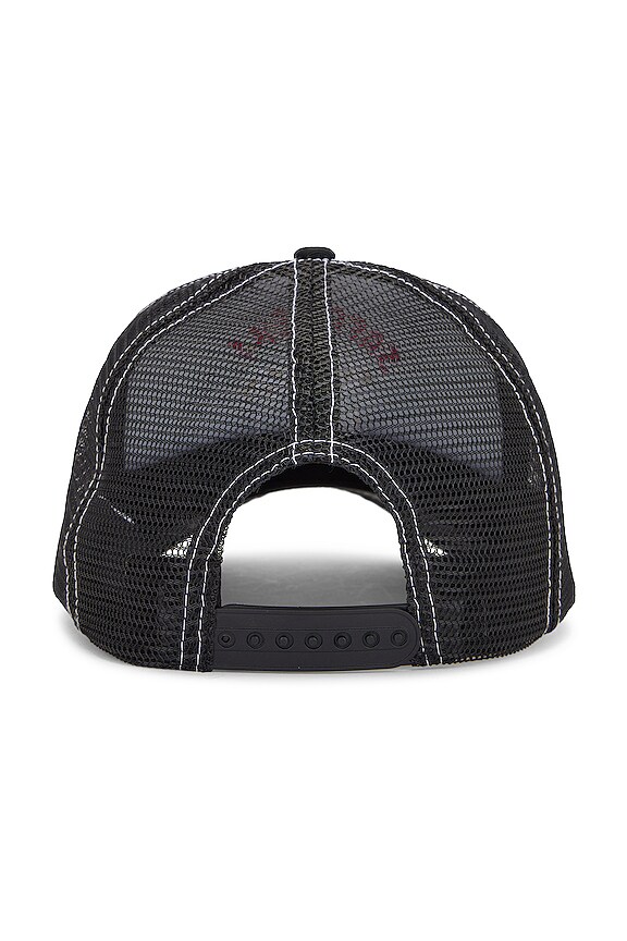 view 2 of 2 X Keith Haring Safe Sex Trucker Hat in Black