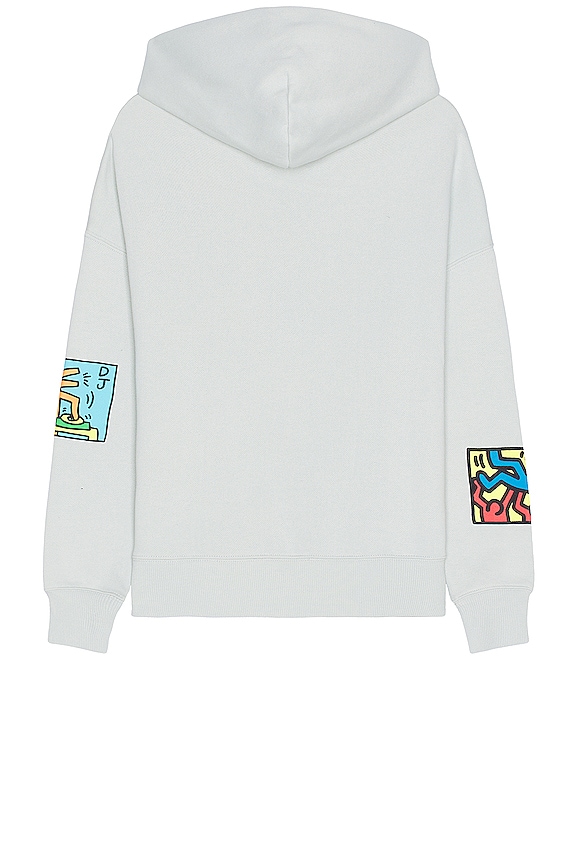 view 2 of 3 X Keith Haring Liberty Hoodie in Grey