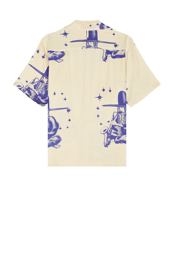 view 2 of 3 Flute Button Up Shirt in Birch