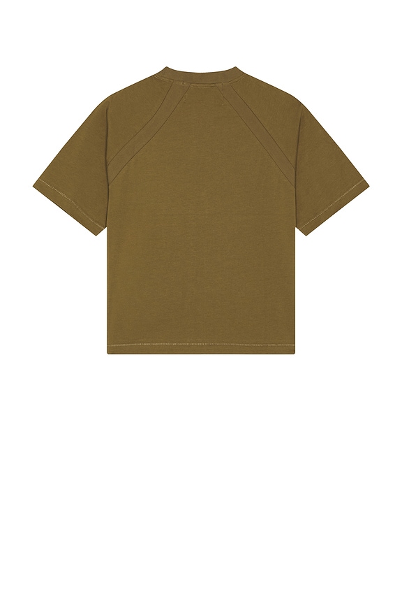 view 2 of 3 Not Here Tee in Olive Green