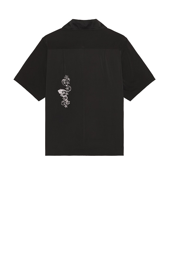 view 2 of 4 Life Is Magic Button Up Shirt in Black