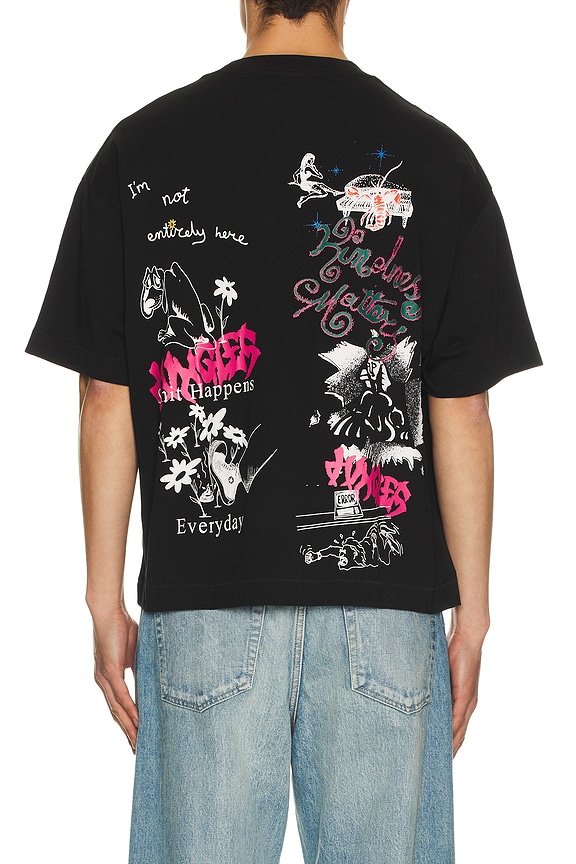 view 2 of 4 Winter Test Print Tee in Black