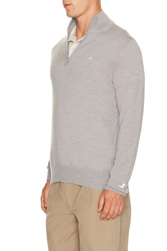 view 2 of 6 Kian Knitted Sweater in Grey Melange