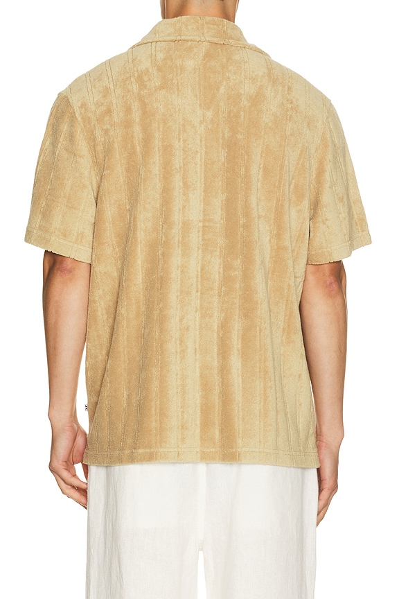 view 2 of 4 Ted Stripe Terry Shirt in KELP