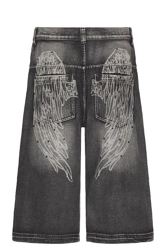 view 2 of 4 SHORTS in Black