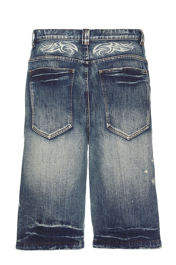 view 2 of 6 Blade Colossus Jorts in Vintage Blue