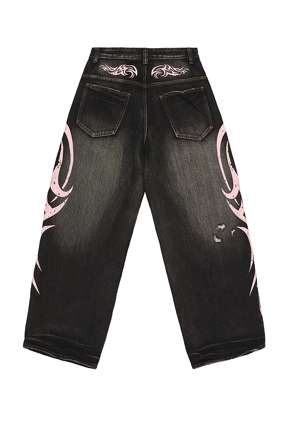 view 2 of 5 Pink Blade XL Colossus Jeans in Black