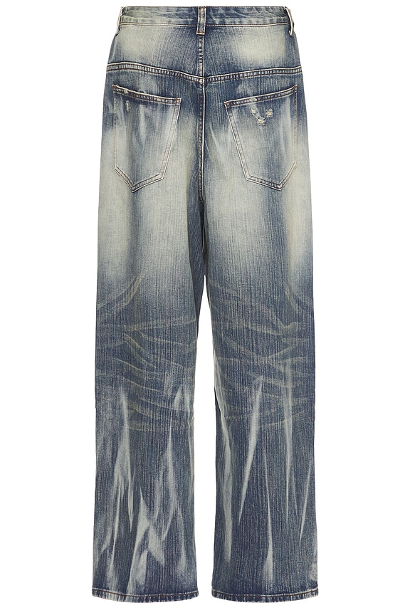 view 2 of 4 Super Bleached Scuff XL Colossus Jeans in Blue