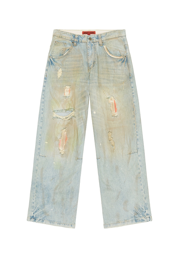 view 1 of 6 Blue Sun Bleached Surf Colossus Jeans in Blue