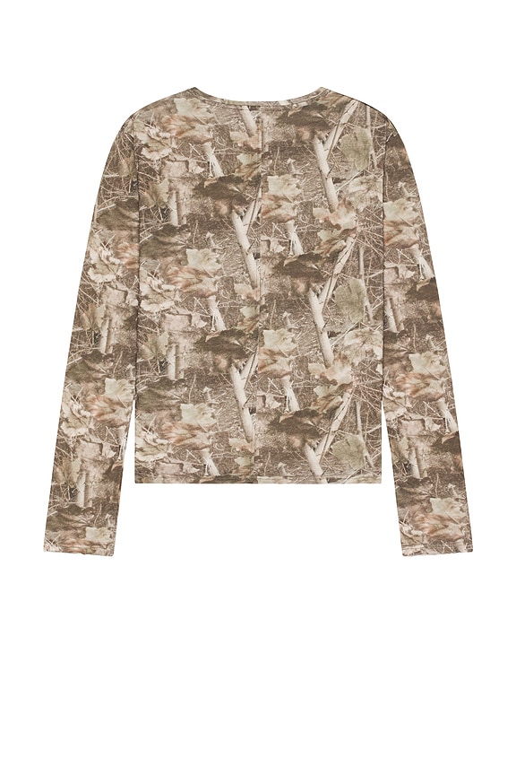 view 2 of 3 Long Sleeve Mist Top in Woodland Camo